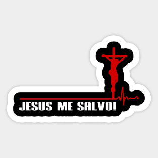 Jesus Me Salvo! Sticker